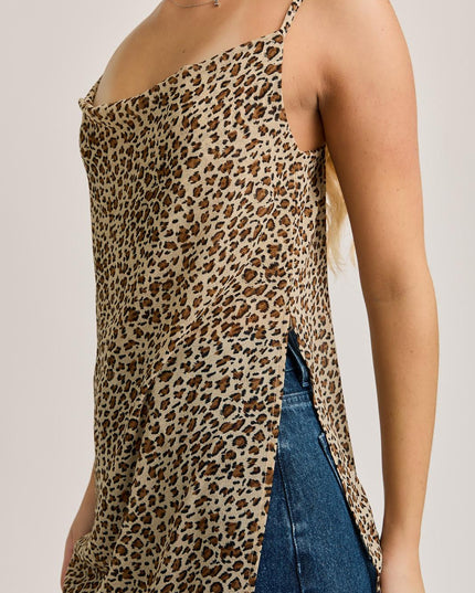Roar & Repeat Leopard Mesh Dress