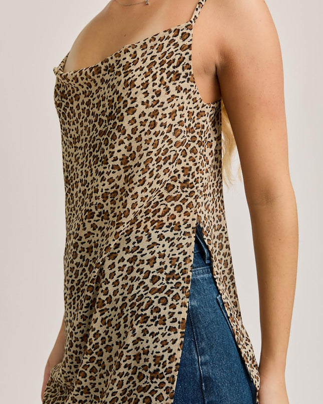 Roar & Repeat Leopard Mesh Dress