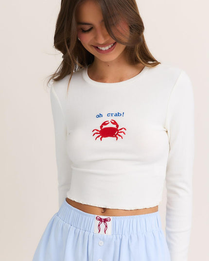Oh Crab! Graphic Baby Tee
