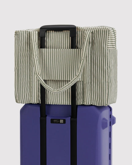 Baggu Cloud Carry-On - Sage Stripe