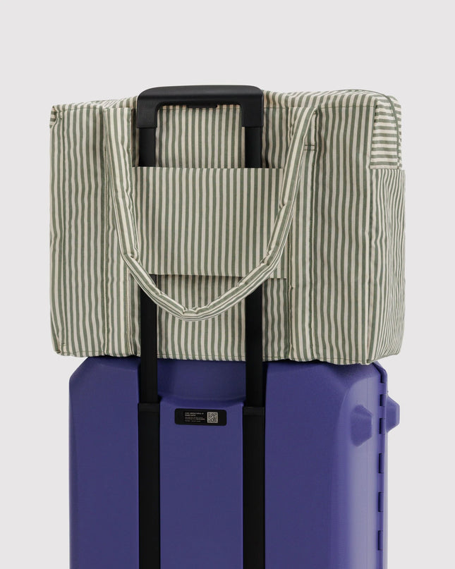 Baggu Cloud Carry-On - Sage Stripe