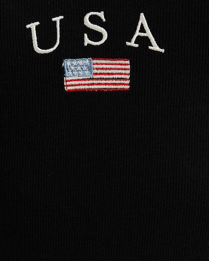 USA Embroidered Bodysuit