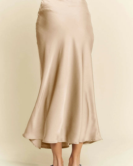 Champagne Bubbles Midi Skirt