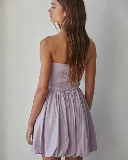 Cloud Nine Bubble Dress - Lilac