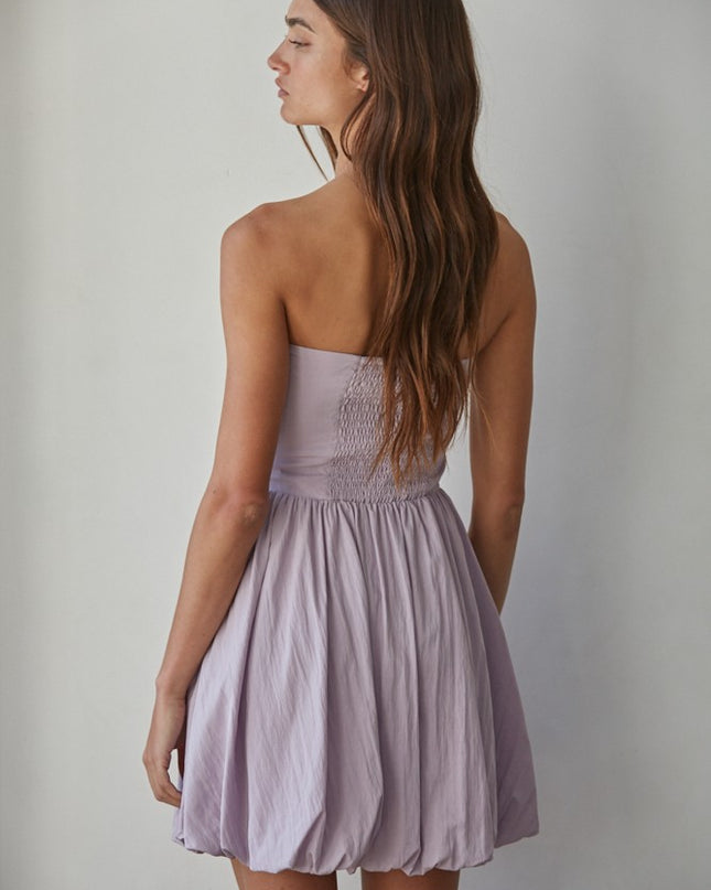 Cloud Nine Bubble Dress - Lilac