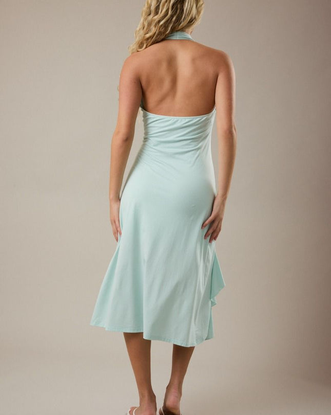 Baby Girl Blue Halter Dress