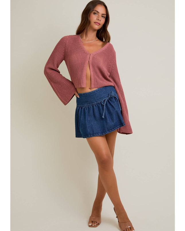 Heartbeat on the High Line Cardigan - Rose