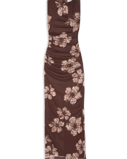 Rio Nights Stretch Floral Maxi Dress