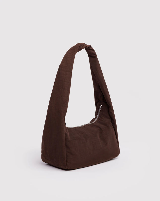 Baggu Small Nylon Meringue Bag - Coffee