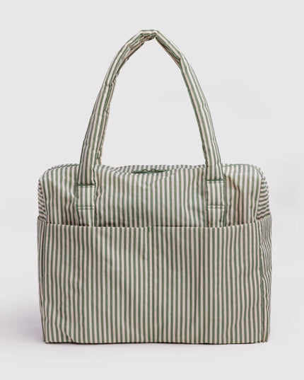 Baggu Cloud Carry-On - Sage Stripe