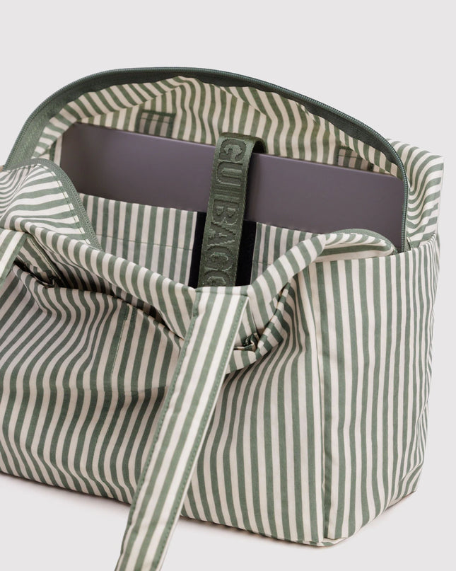 Baggu - Everyday Cloud Bag Sage Stripe