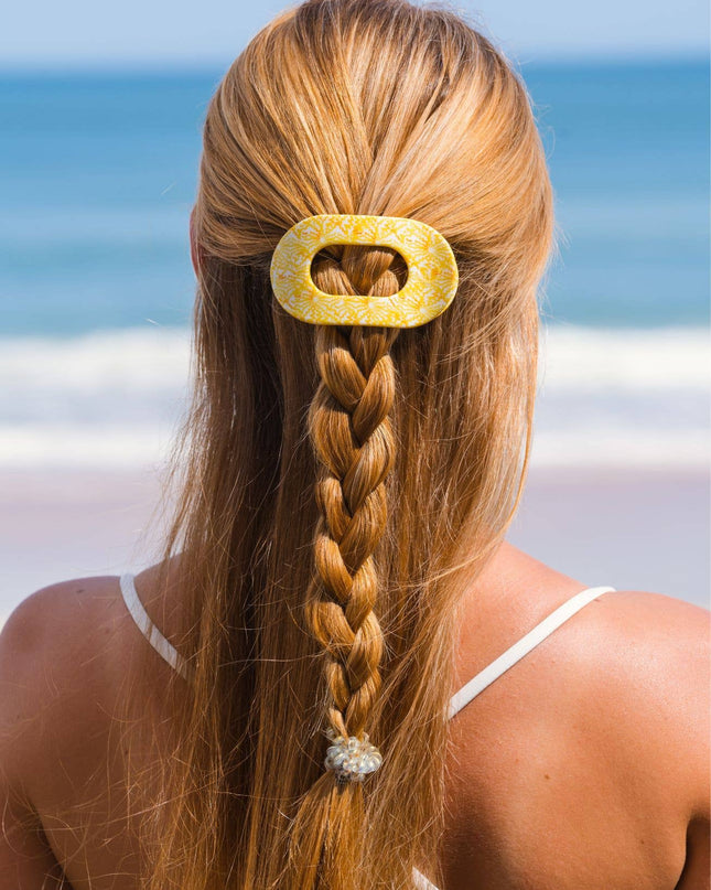 Teleties - Fun in the Sun -  Small Flat Round Hair Clip