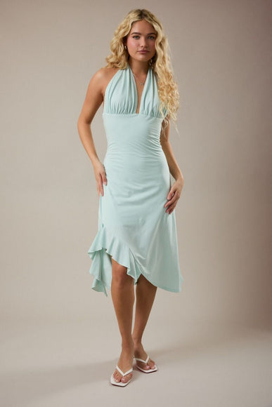 Baby Girl Blue Halter Dress