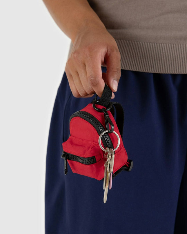 Baggu Backpack Charm - Candy Apple