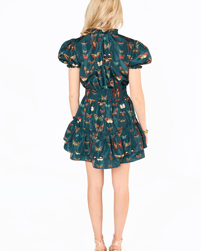 BuddyLove Clementine Elastic Waist Mini Dress- Dragonfly