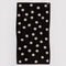 BAGGU Bath Towel - Cream and Black Polka Dot