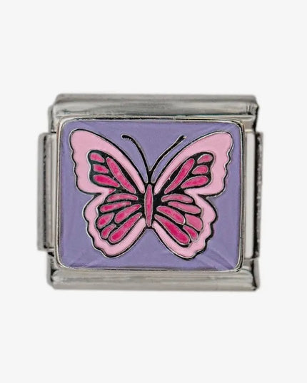Italian Charm - Pink Butterfly