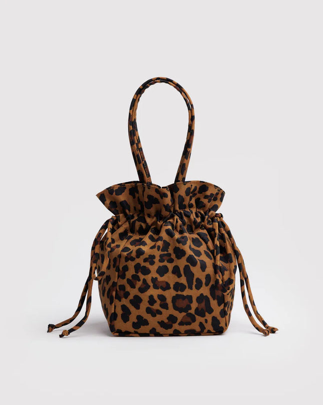 Baggu Nylon Drawstring Bag - Leopard
