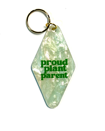 Proud Plant Parent Keychain