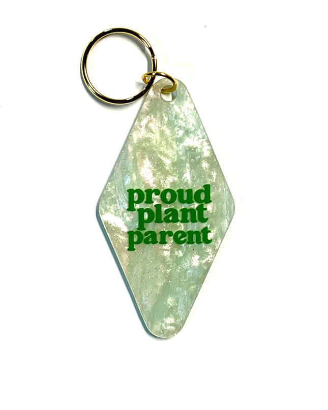 Proud Plant Parent Keychain