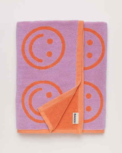 BAGGU Bath Towel- Happy Lilac