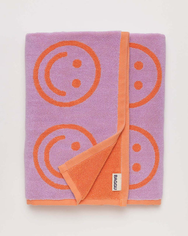 BAGGU Bath Towel- Happy Lilac