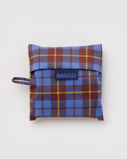 Standard Baggu - Blue Tartan
