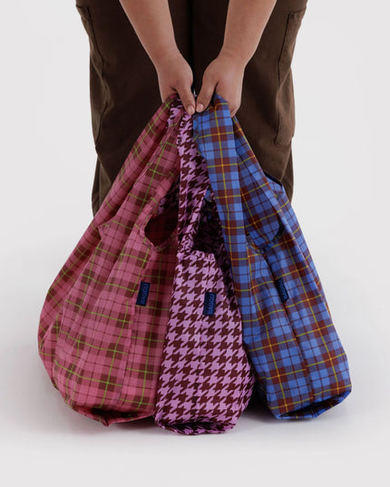 STANDARD BAGGU SET OF 3 - CHECK MIX