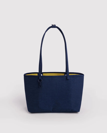 BAGGU MEDIUM NYLON REVERSIBLE TOTE - NAVY MIX