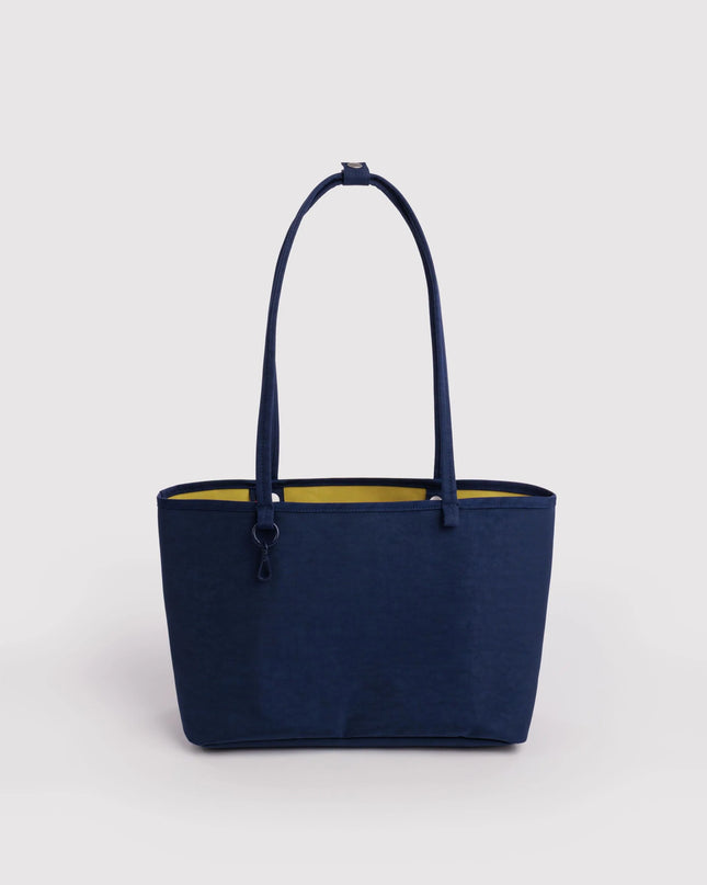 BAGGU MEDIUM NYLON REVERSIBLE TOTE - NAVY MIX