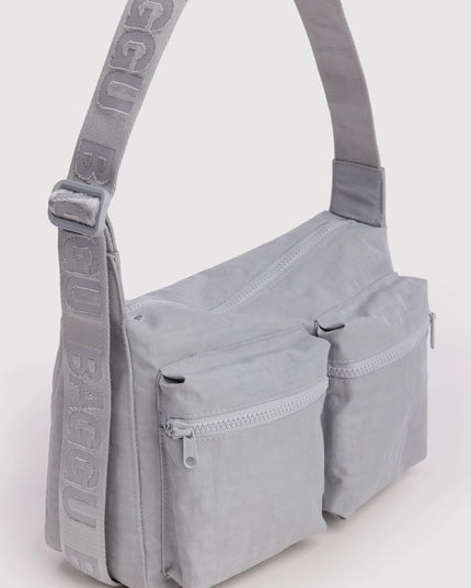BAGGU MEDIUM CARGO CROSSBODY - FOG