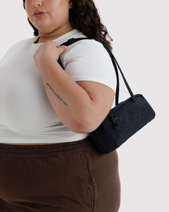 BAGGU SMALL NYLON BOWLER BAG - BLACK
