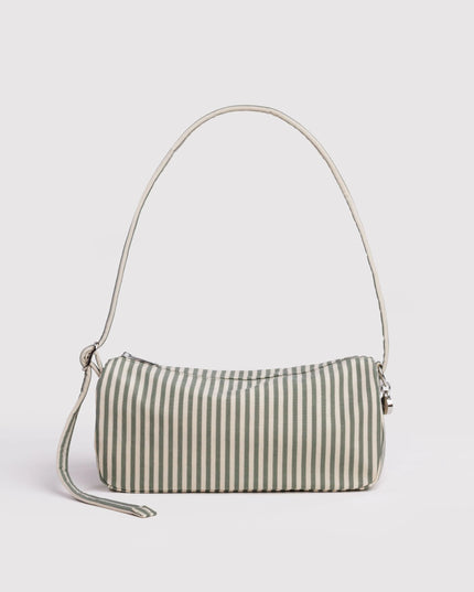 BAGGU NYLON LOAF BAG - SAGE STRIPE