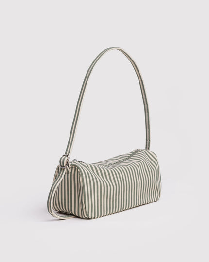 BAGGU NYLON LOAF BAG - SAGE STRIPE