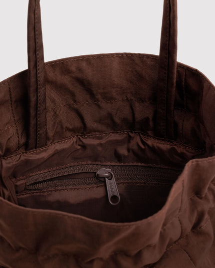 BAGGU NYLON DRAWSTRING BAG - COFFEE
