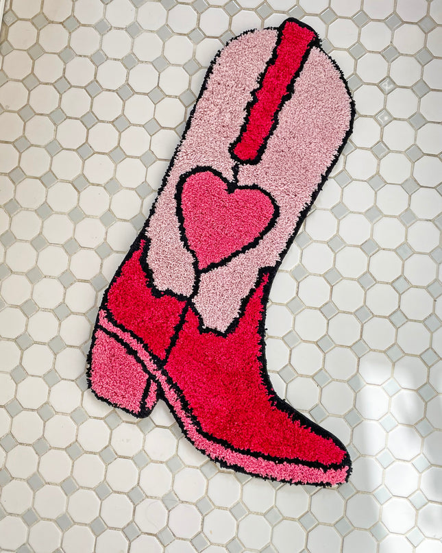 cowboy boot rug