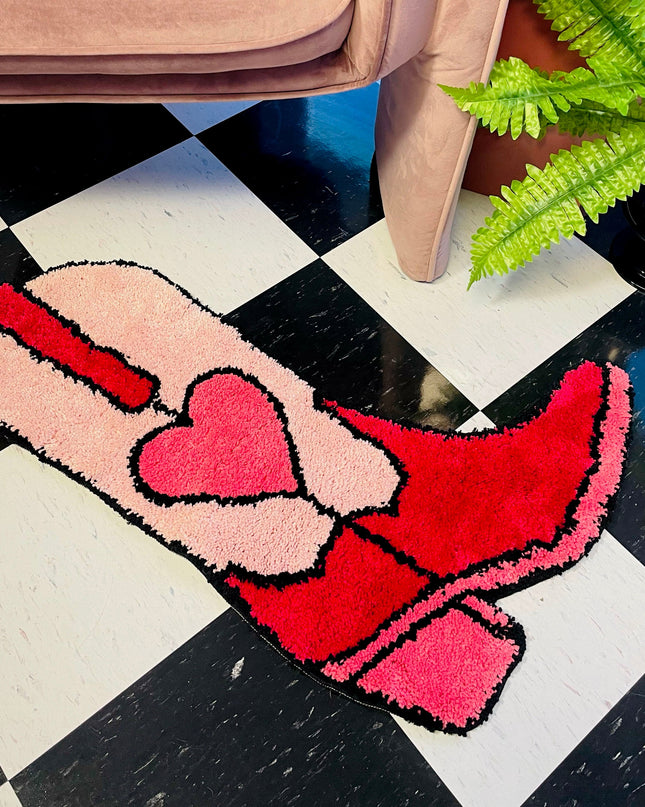 cowboy boot rug