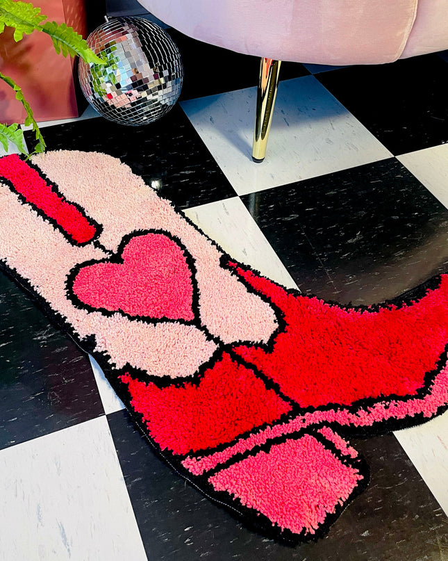 cowboy boot rug
