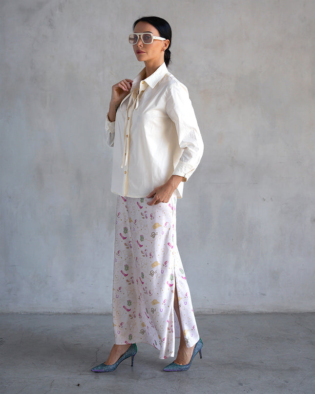 LENNON ZIPSLIP™️ CARE WESTERN (IVORY)