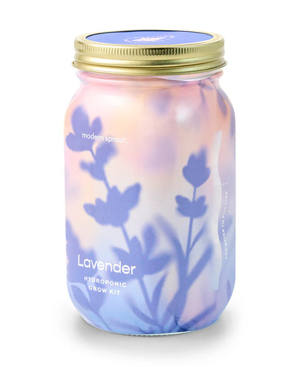 Modern Sprout - Garden Jars - Organic Herbs - Lavender