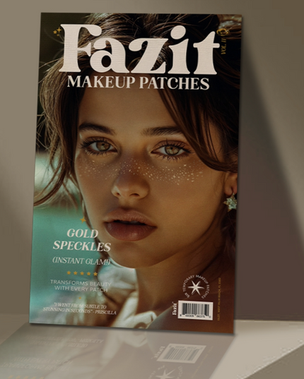 Fazit - Gold Stardust Speckles Makeup Patches