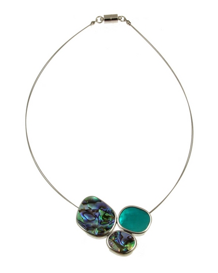 Origin 3 Piece Necklace- Paua Turquoise