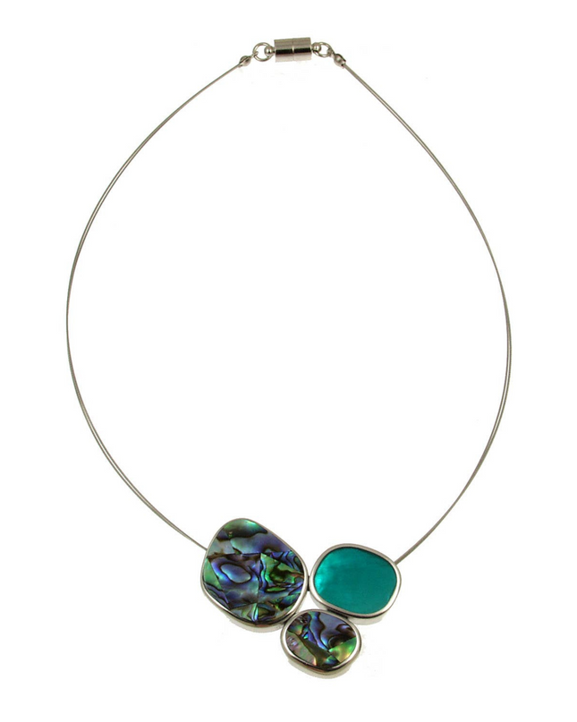 Origin 3 Piece Necklace- Paua Turquoise