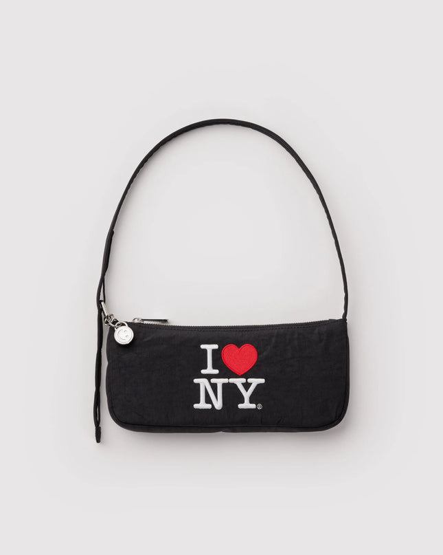Baggu - Embroidered Nylon Pochette I Love NY