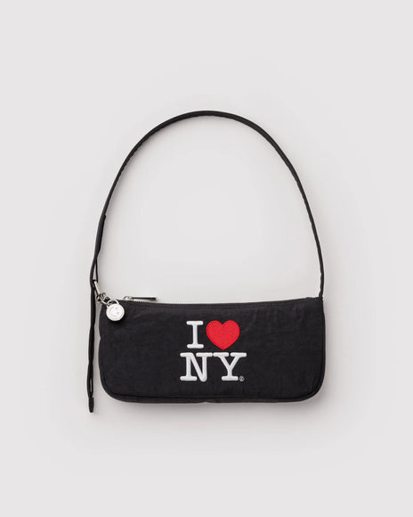 Baggu - Embroidered Nylon Pochette I Love NY