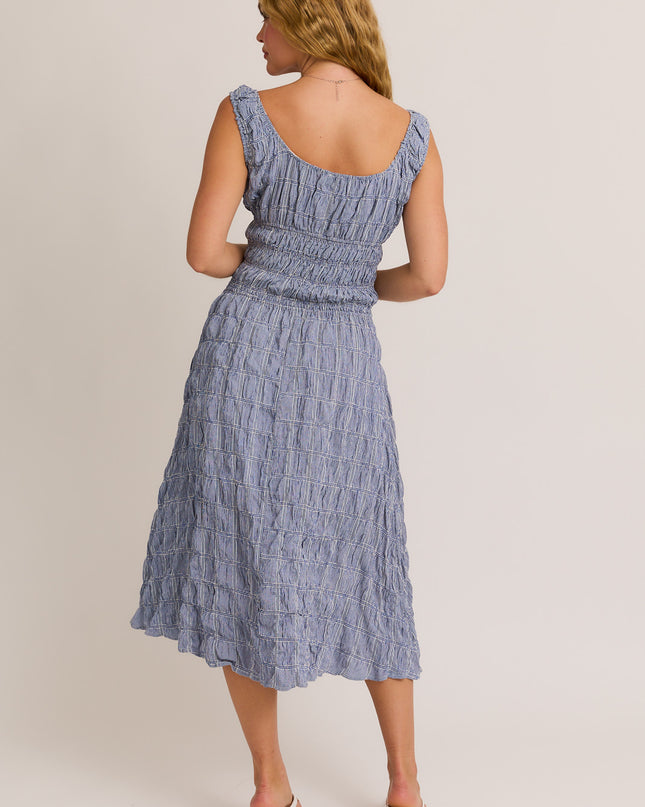 The Giver Gingham Midi Dress