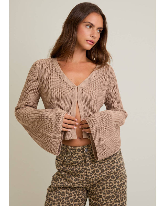 Heartbeat on the High Line Cardigan - Tan