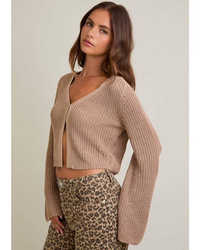Heartbeat on the High Line Cardigan - Tan