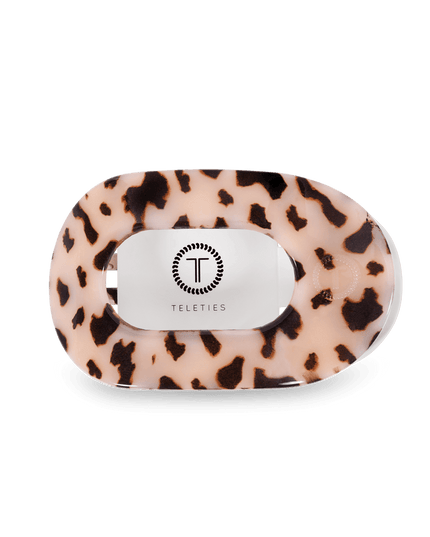 Blonde Tortoise Flat Round Clip