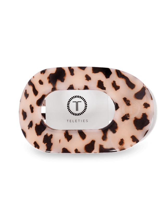 Blonde Tortoise Flat Round Clip
